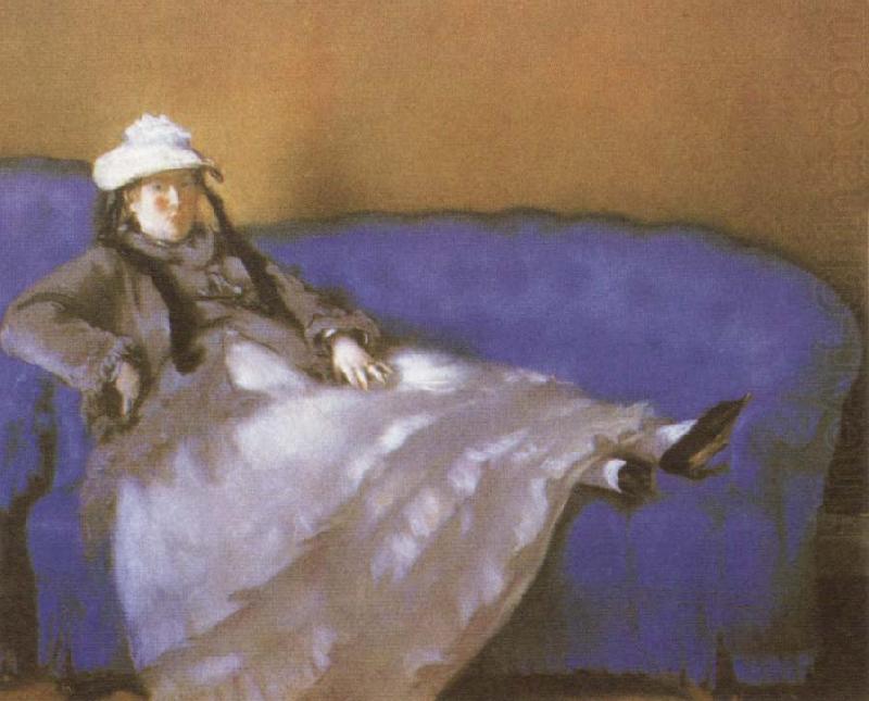 Madame Manet on a Divan, Edouard Manet
